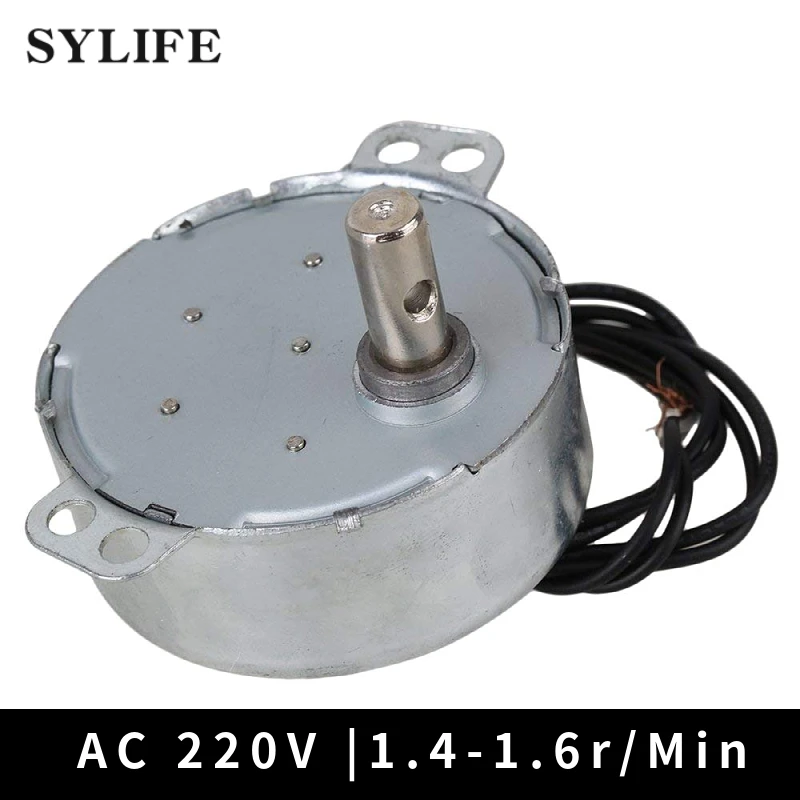 

Synchronous Motors AC 220 V 1.4-1.6 r/min 50/60Hz CW/CCW 4W TYC-50 Torque