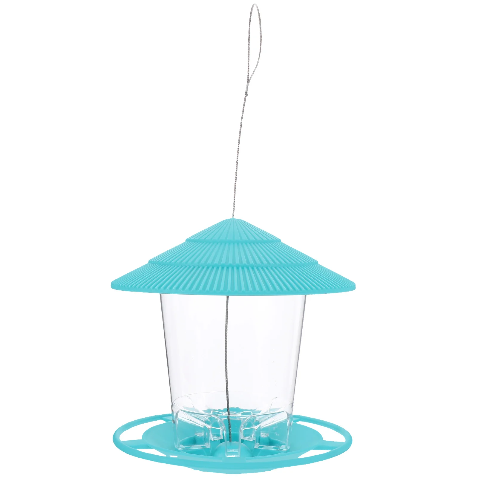 

Bird Food Container Squirrel Proof Parrot Feeder Feeders Outdoors Hanging Supplies Plastic Feeding Device Practical Bid Garden