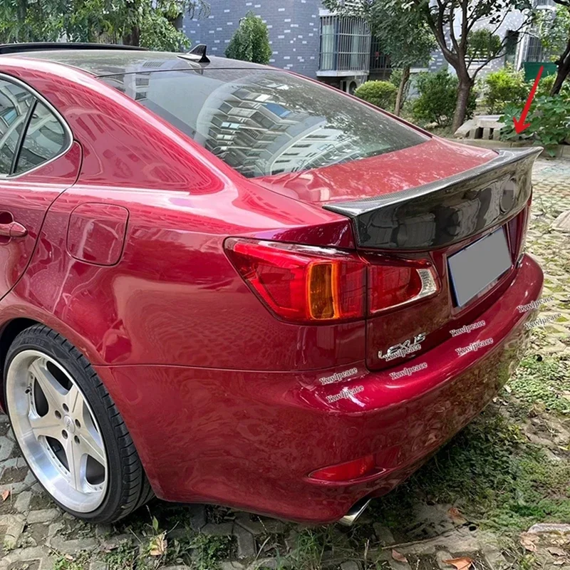 Настоящее углеродное волокно/FRP черный задний спойлер для багажника комплект