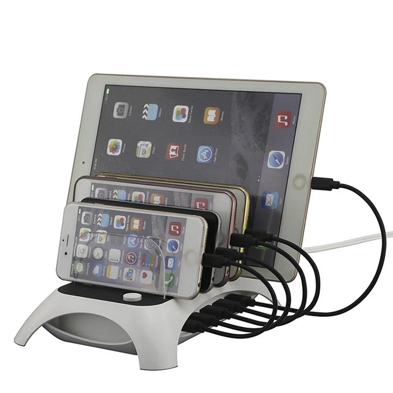 

5 Port USB Charger Multiple USB Charger Dock Station Desktop Phone Power Adapter for Smartphone Tablet EU AU UK Plug