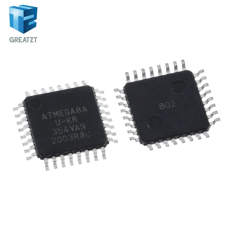 Новый ATMEGA8 ATMEGA8A-AU TQFP32 вместо (ATMEGA8L-8AU и ATMEGA8-16AU)