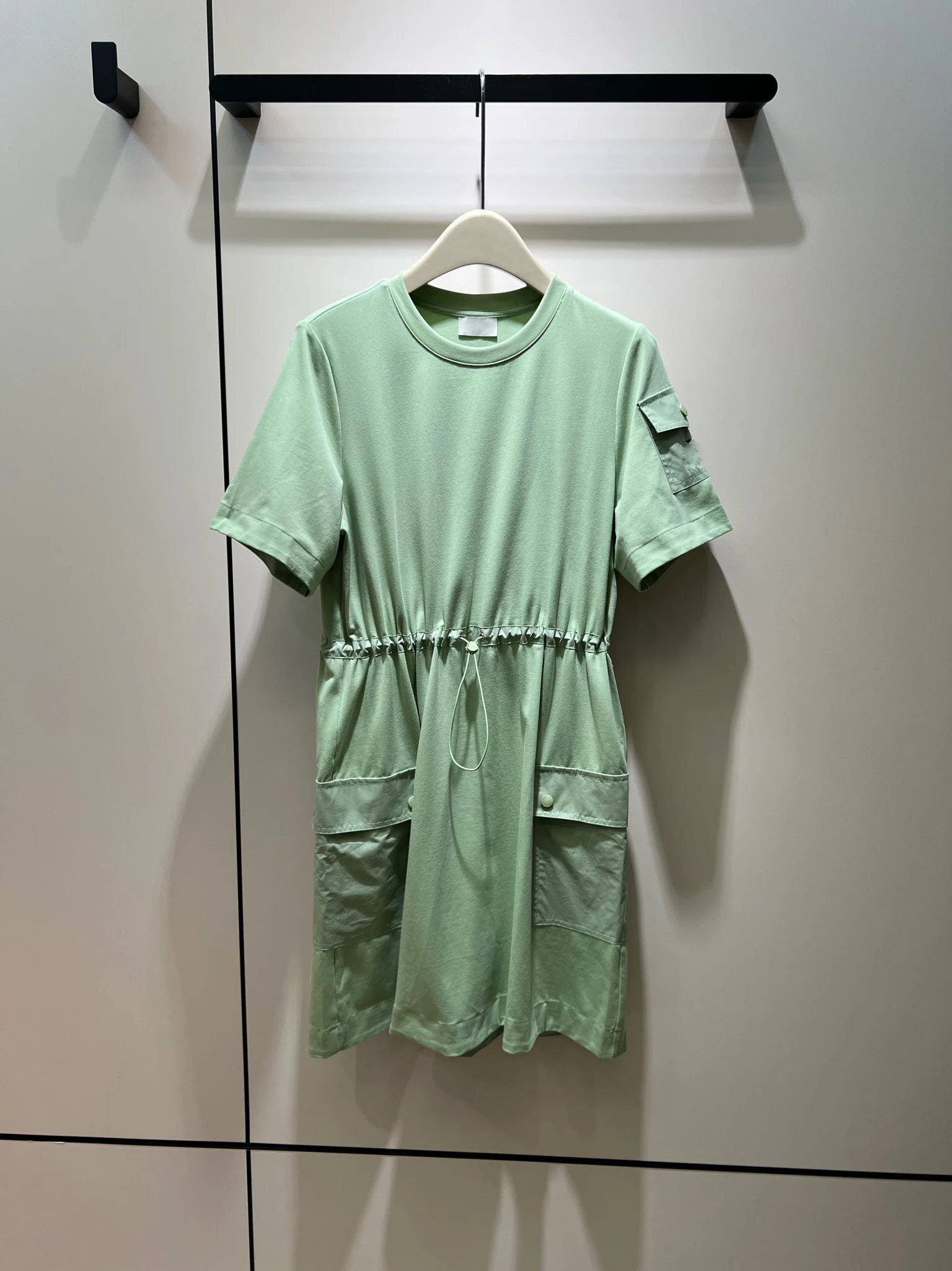 

Новинка 2023, регулируемое Повседневное платье на завязках с круглым вырезом