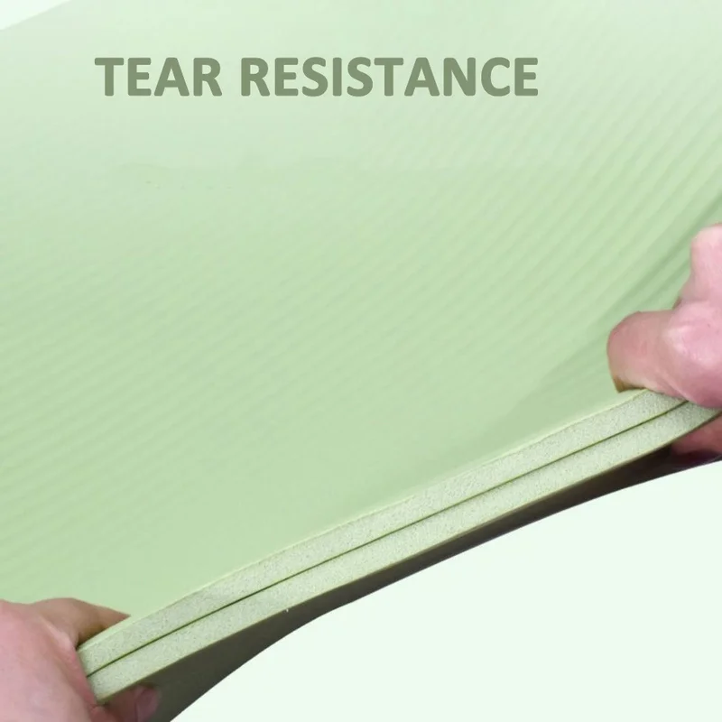 Коврик для йоги нескользящий Спортивный фитнеса толщиной 15 мм EVA удобный коврик