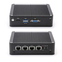 intel celeron j4125 quad core ddr4 mini router 4 intel i225v 2 5g nics for pfsense opnsense vyos vpn firewall router aes ni