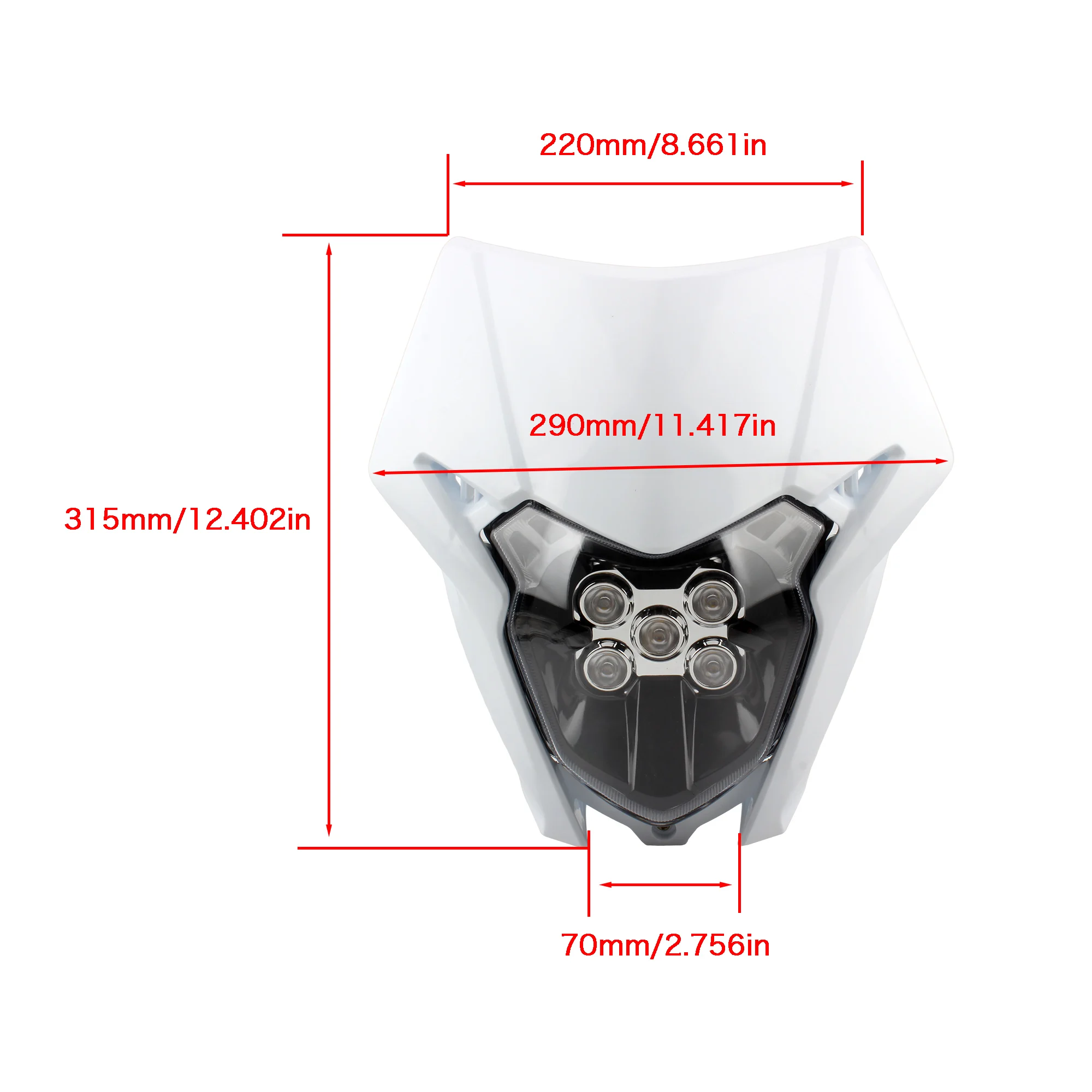 Для мотоцикла KTM фонарь передняя фара для Honda CRF 150L 150R 150F 230L 250L 250X 250M 300 450L 450X 450RL