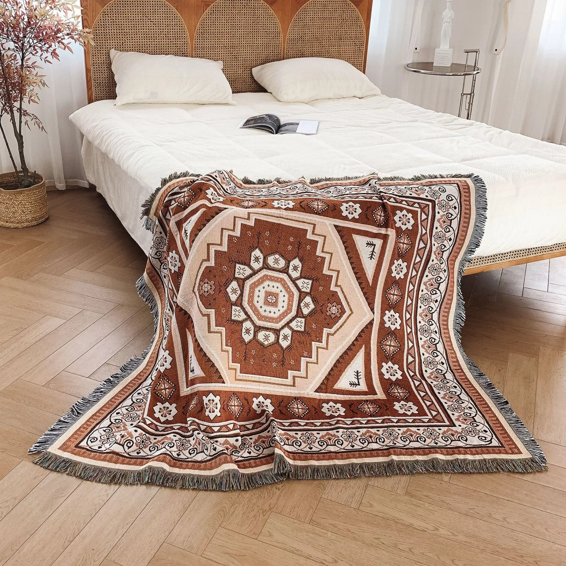 

Tribal Blankets Indian Outdoor Rugs Ethnic Style Bohemian Beach Picnic Blanket Camping Picnic Blanket Boho Decorative Sofa Mats