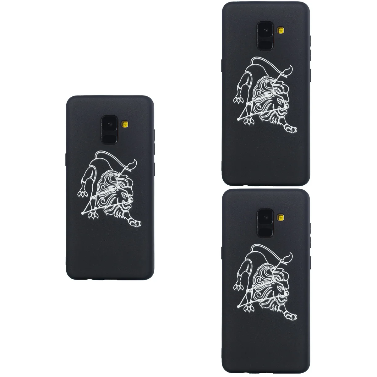 

3pcs Case Constellation Birthday Commemorative Exquisite Workmanship Comfortable Shockproof Anti-scratch TPU Cover
