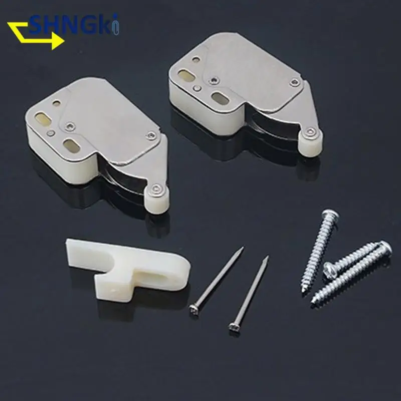 Мини-защелка с нажимным захватом 34x27 мм, шкафы с замком для багажника, сенсорная пружина для двери шкафа, «сделай сам» для деревообработки