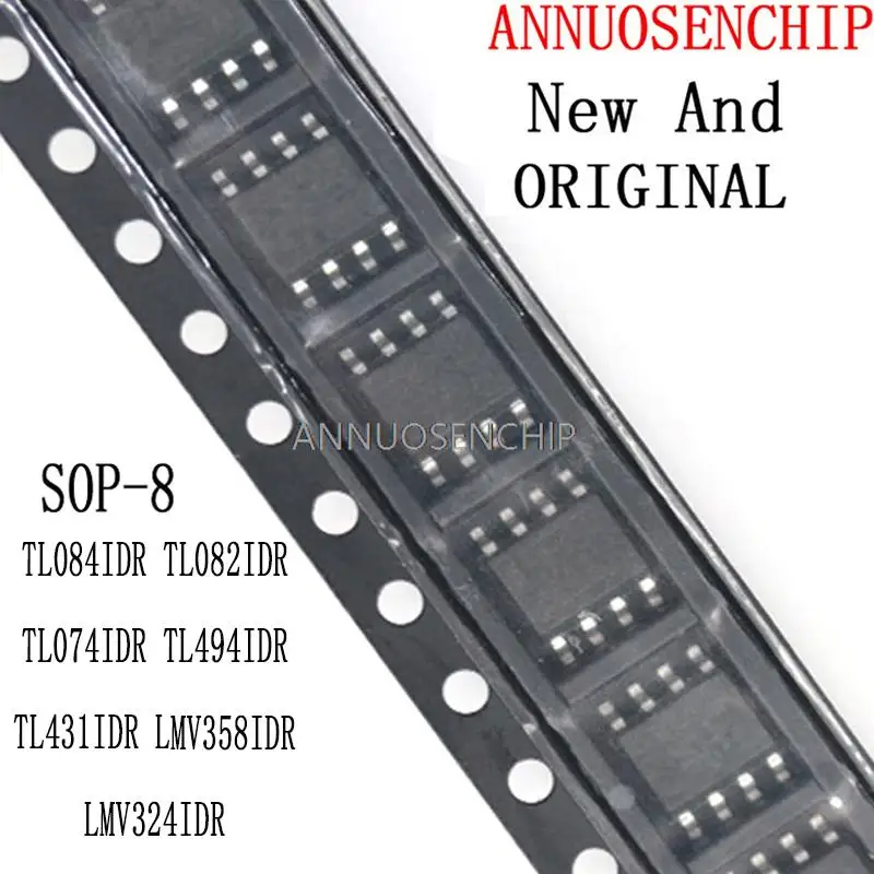Новые и оригинальные lm358чарм MV358I SOP-8 TL082I lm324tl084чарм tl082чарм tl074чарм tl494чарм tl431чарм lmv358чарм v32410 шт.