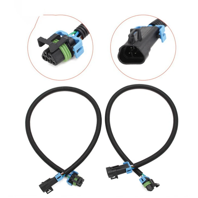 

2Pcs 24 inch Oxygen O2 Sensor Header Extension Harness for Chevrolet Camaro Corvette LS2 LS3 LS7