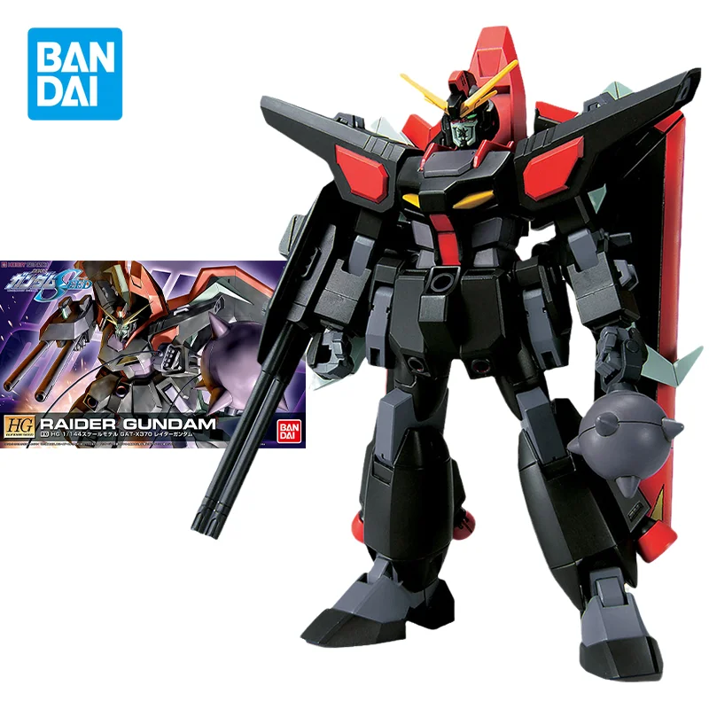 

Bandai Original Gundam Model Kit Anime Figure HG SEED 1/144 RAIDER GUNDAM Action Figures Collectible Toys Gifts for Kids
