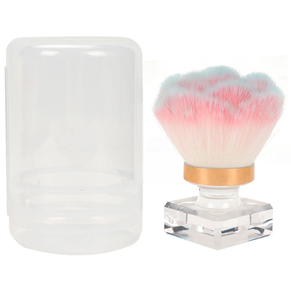 

Cosmetics Foundation Makeup Brushes Nail Cleaning Manicure Powder Loose Abs Applicator Travel