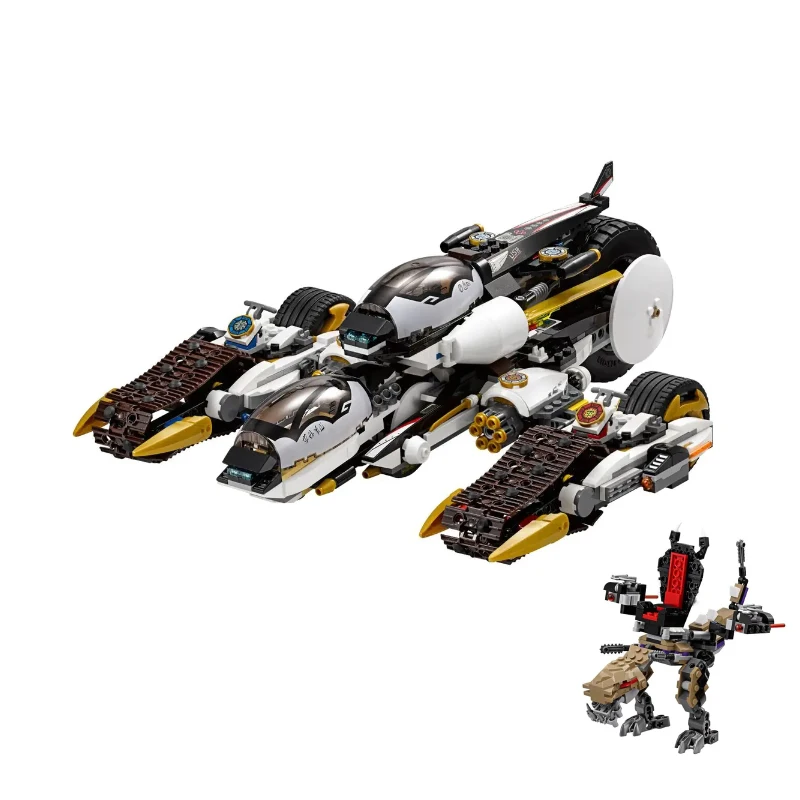 

New 1146pcs Ultra Stealth Raider Building Blocks Set Compatible 70595 Ninja Bricks Toys for Children Gift
