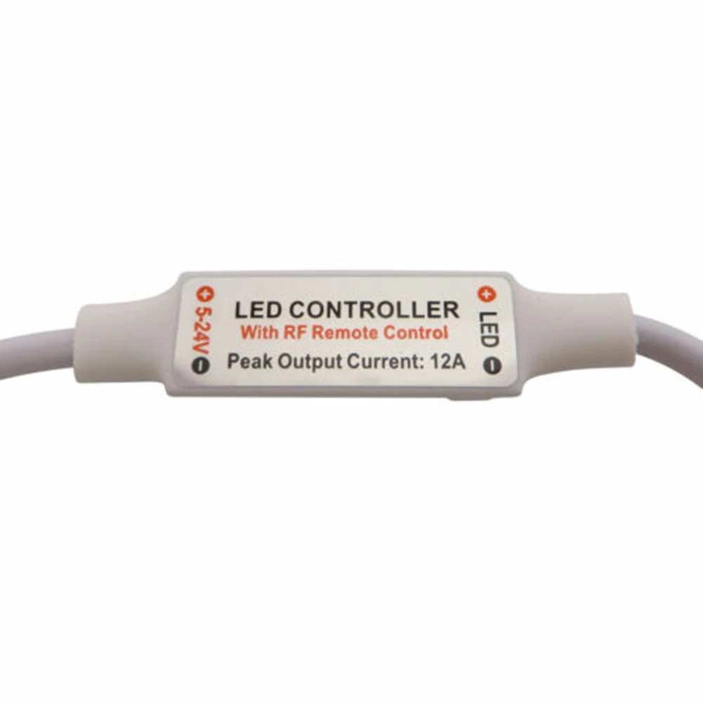 

DC 12V LED Dimmer Controller Wireless 3A 11Keys RF Remote Control For Single Color Lights LED Strip