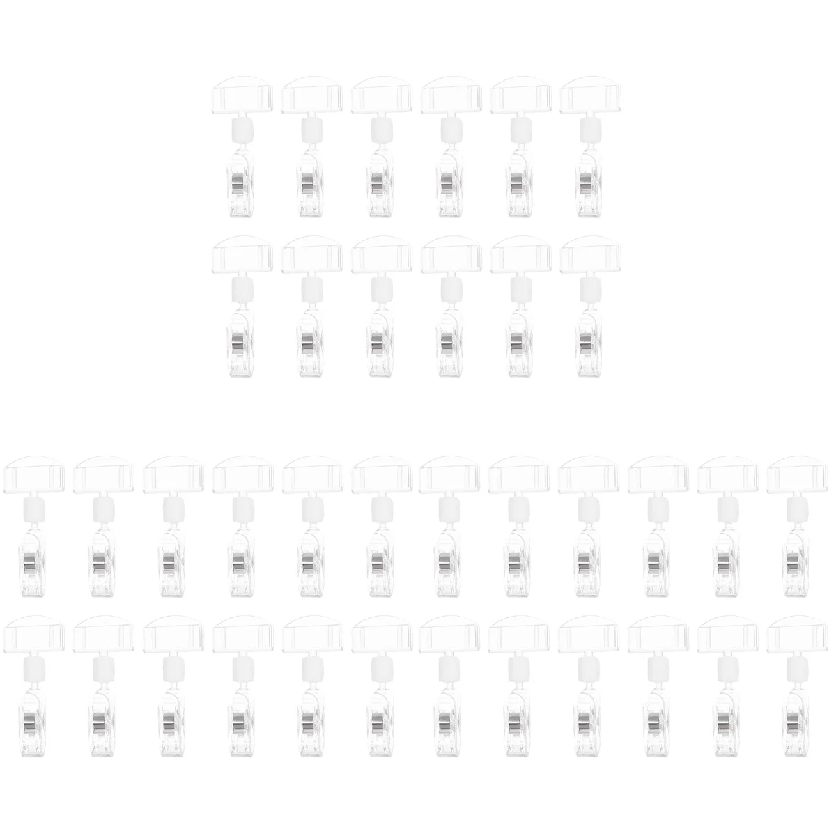 

36 pcs Sign Holder Clip Price Display Merchandise Sign Clip Sign Paper Display Price Label Clips Stand for Retail Stores