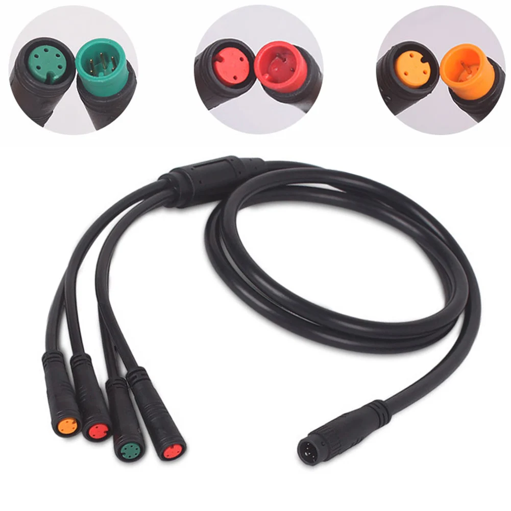 От 1 до 4 основной кабель водонепроницаемый провод для электрического велосипеда