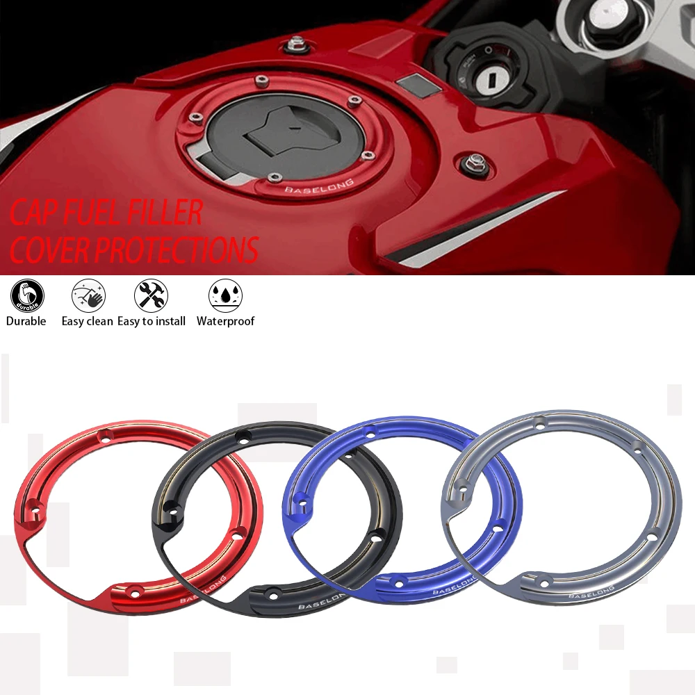 

For Honda Rebel1100 REBEL 1100 DCT 2021 2022 2023 Motorcycle Accessories Fuel Tank Oil Cap Decorative Ring Cover Protector Parts