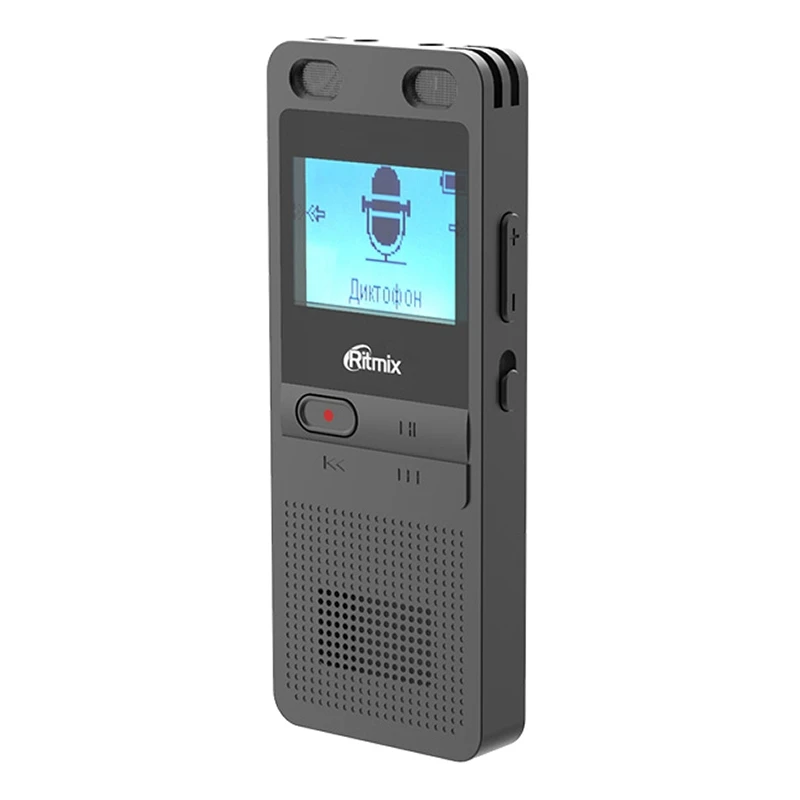Диктофон RITMIX RR-910 4GB black (Li-Ion 600 мАч MicroSd голосовая активация таймер шумоподавление)