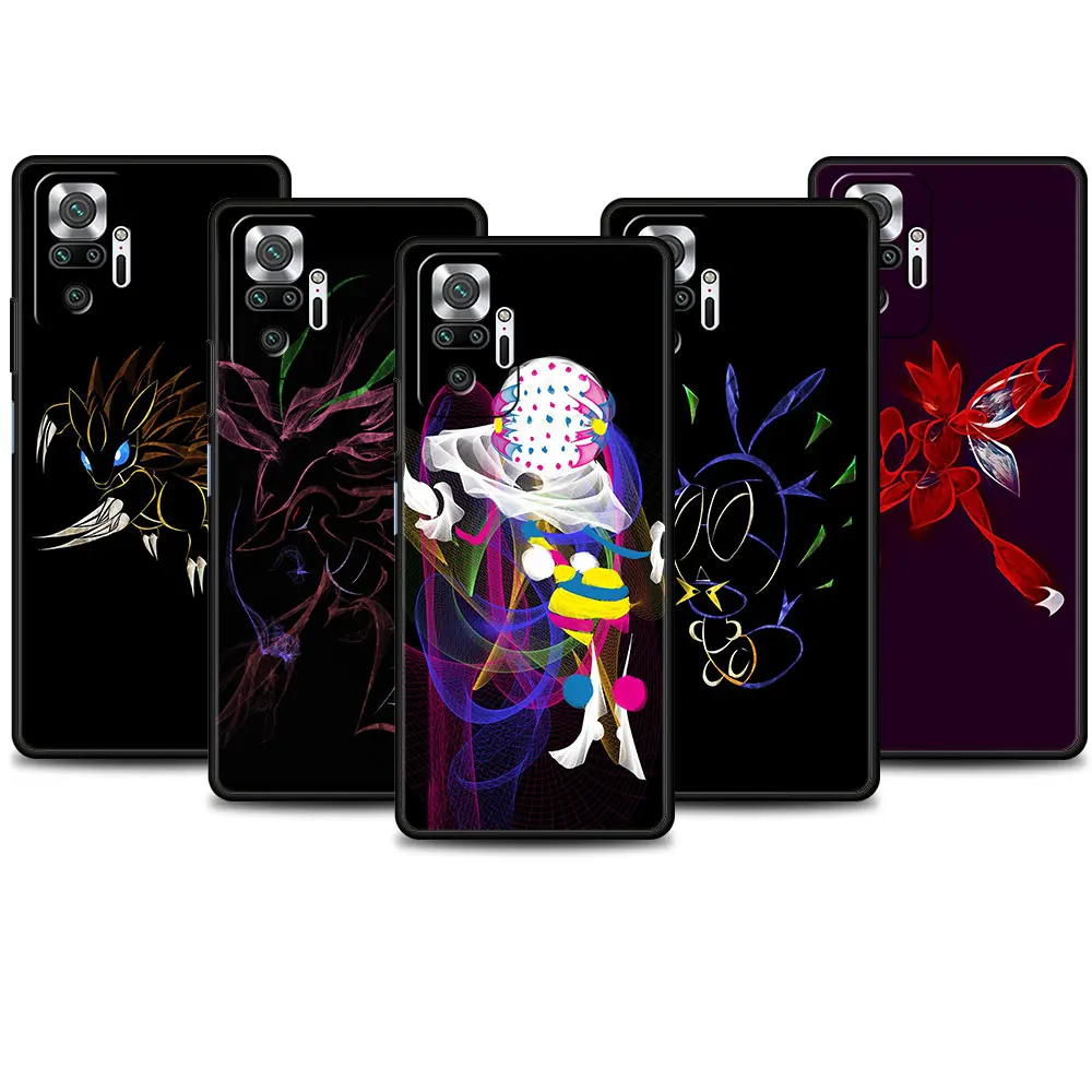 

Cover Funda for Xiaomi Redmi Note 9 9s 9t 8t 8 7 10 11 11e Pro Silicone redmi 9 9a 9c 8 7a k40 10 2022 Case Pokemon Dark Art