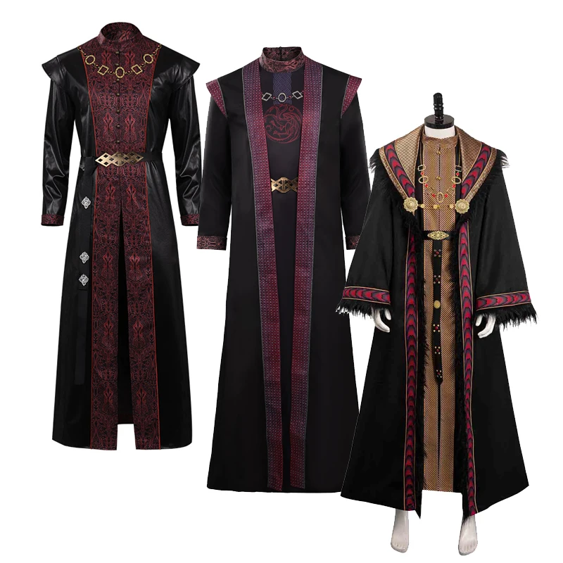 

Костюм для косплея Dragon Cos Viserys, мужские костюмы, пальто, Длинная женская одежда, костюм на Хэллоуин, карнавал для взрослых, мужчин и мальчиков