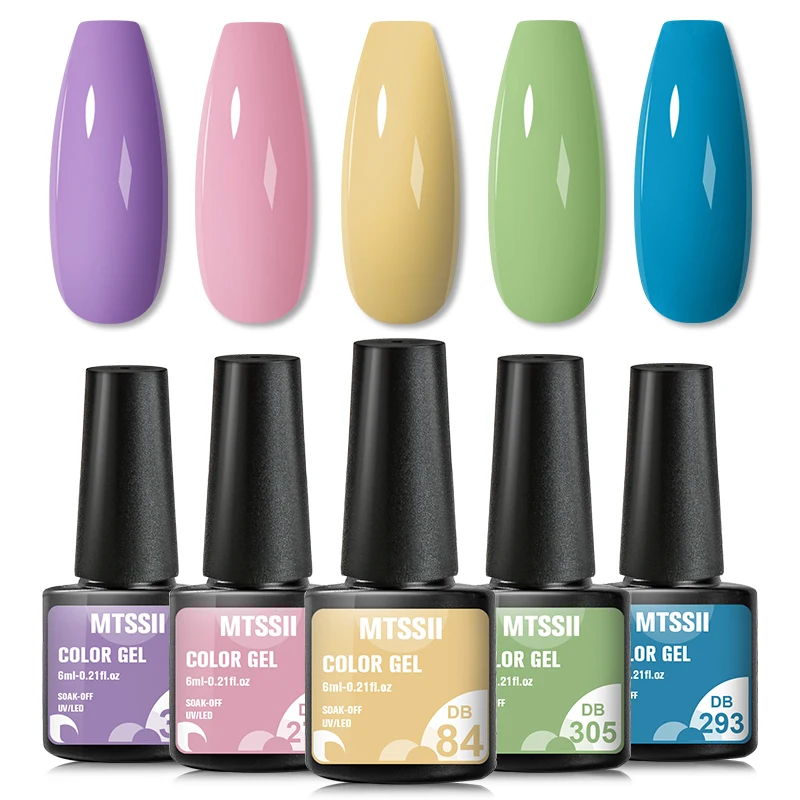 

5/6pcs Colors Nail Gel Polish Rubber Set Nude Natural Rubber Base Coat Gel Nail Base Art Varnish Gel 6ML for Nails Nail Supply