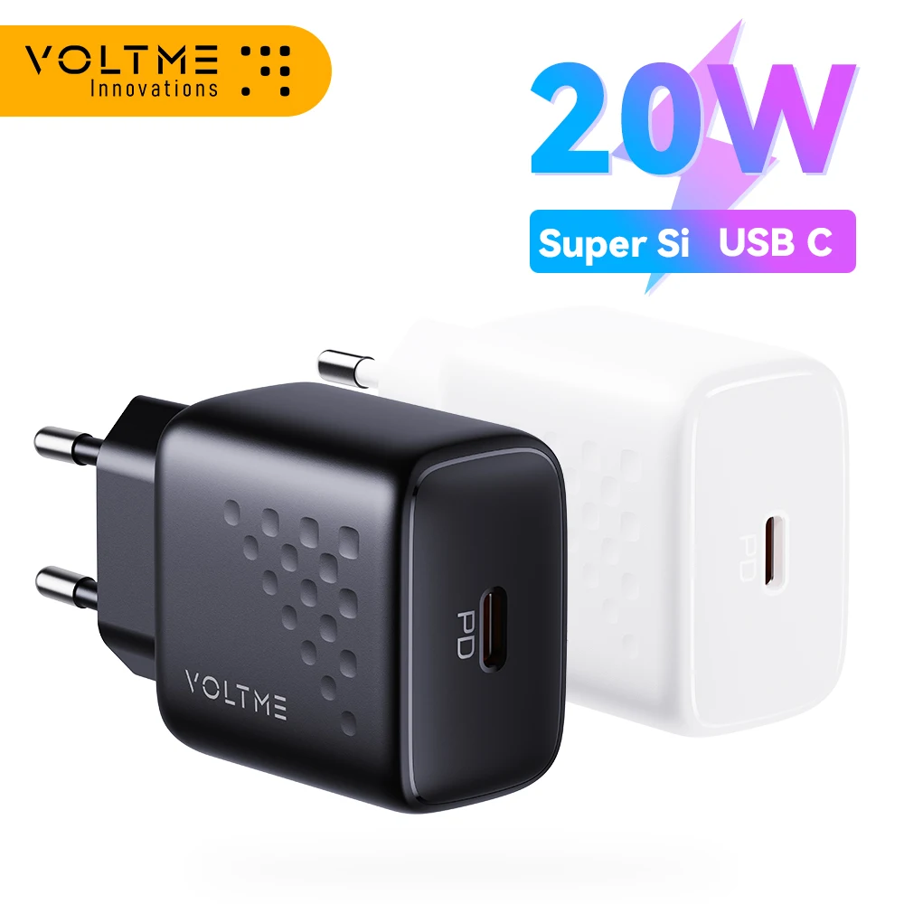 

VOLTME 20W Quick Charge 4.0 3.0 PD Fast Charger USB Type C Charger Support PPS FCP SCP AFC Phone Charger For Xiao Samsung S22