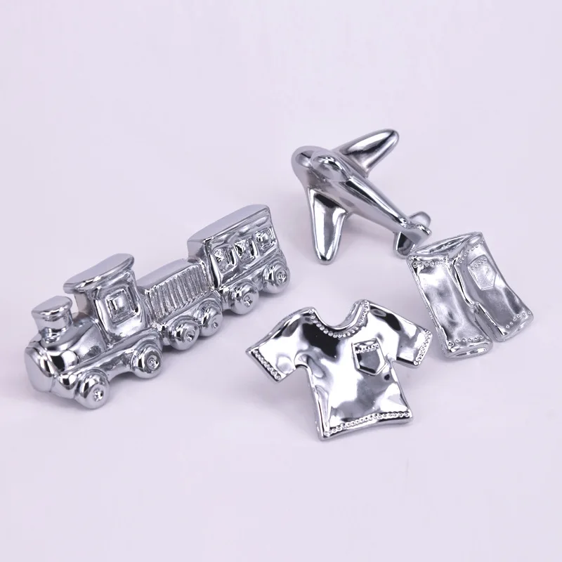 Детская фурнитура хромированный сплав цинка картонная ручка самолет футболка