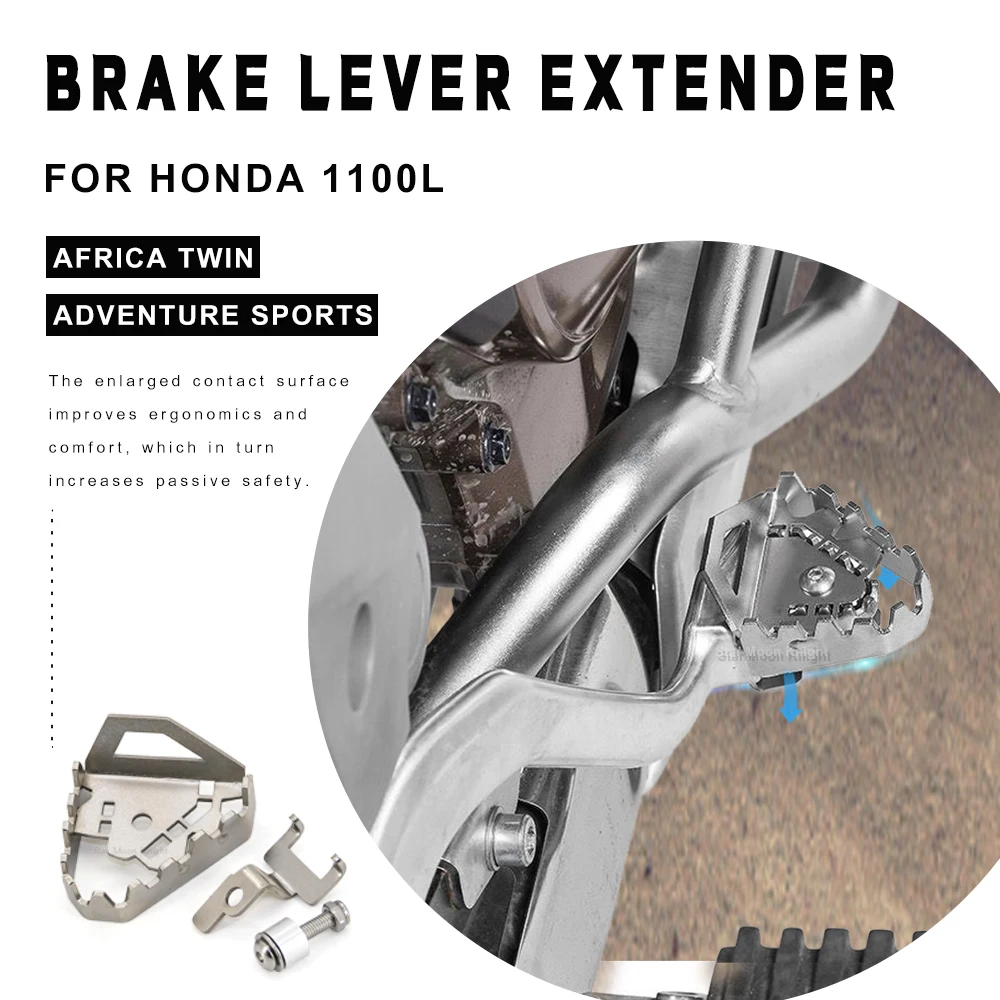 

Brake Lever Extender For Honda Africa Twin CRF1100L CRF1100 CRF 1100 L Adventure Sports 2020 Rear Foot Pedal Enlarge Extension
