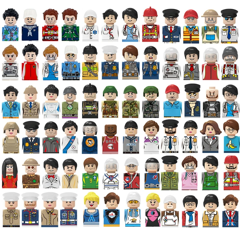 Student Doctor Police Bricks Toys