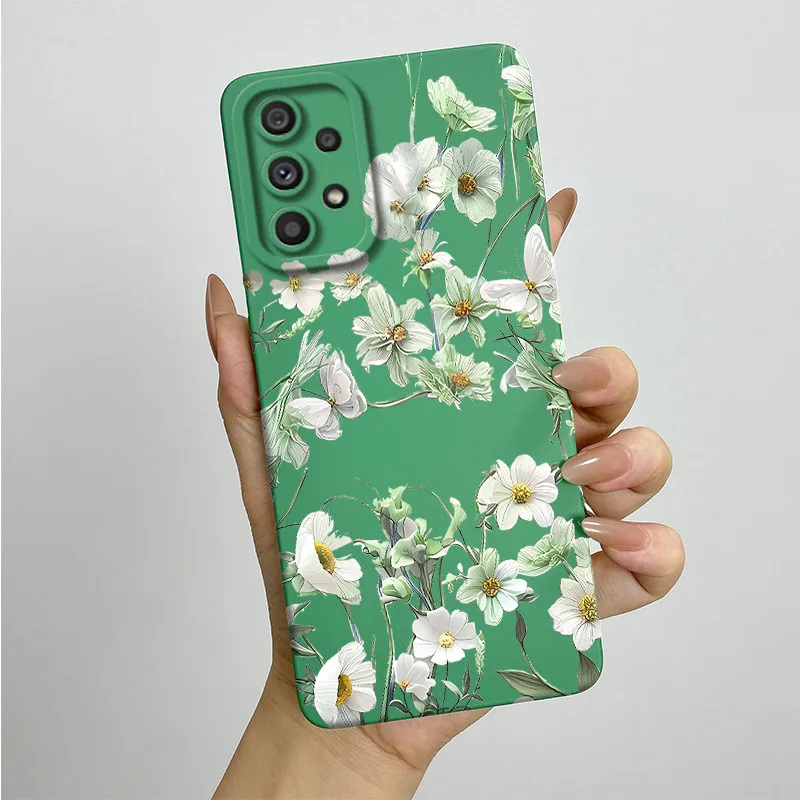 Милый чехол для телефона Samsung Galaxy A33 искусственный модный мультяшный рисунок