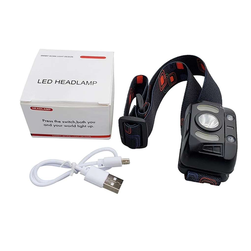 

Portable Sensing Headlamp Camping Night Fishing Head Torch Waterproof Jogging Headlight Flashlight Outdoor Equipment