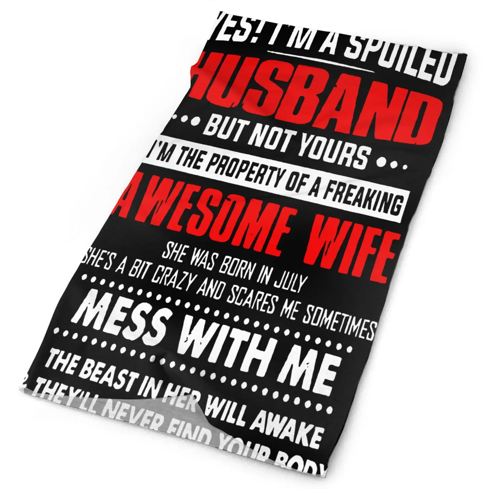 

Im A испорченный муж собственность 360 Мужская бандана Мужская Балаклава рыболовный шарф женский мужской искусственный походный шарф бандана