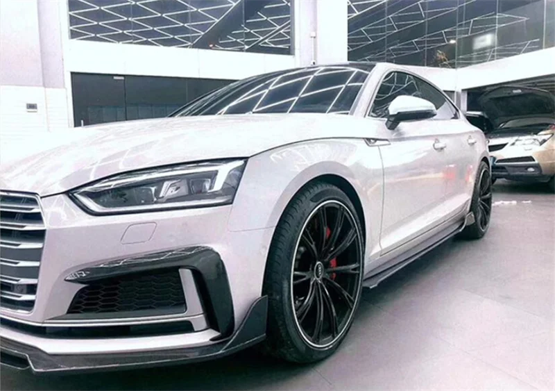 Высококачественный передний бампер из углеродного волокна для Audi A5 S5 B9 2017-2020