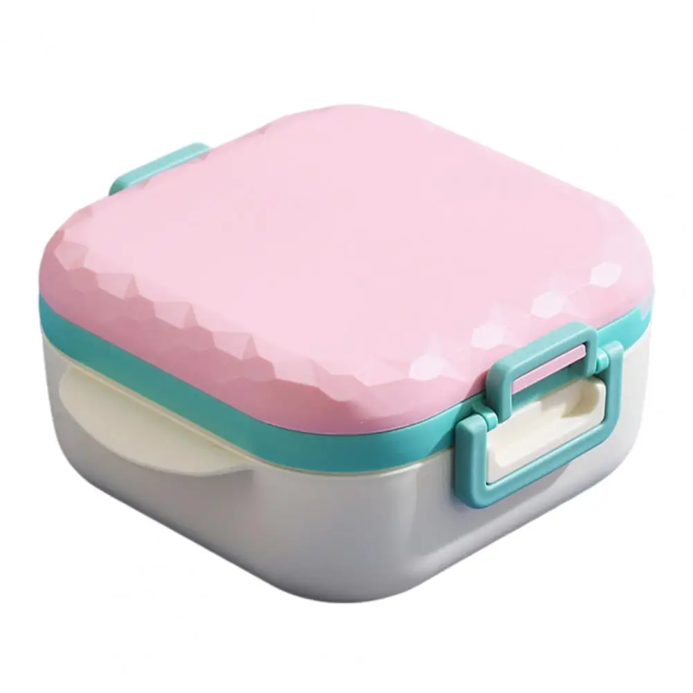 Ланч-бокс с 3 отделениями герметичный для взрослых и детей 900 мл