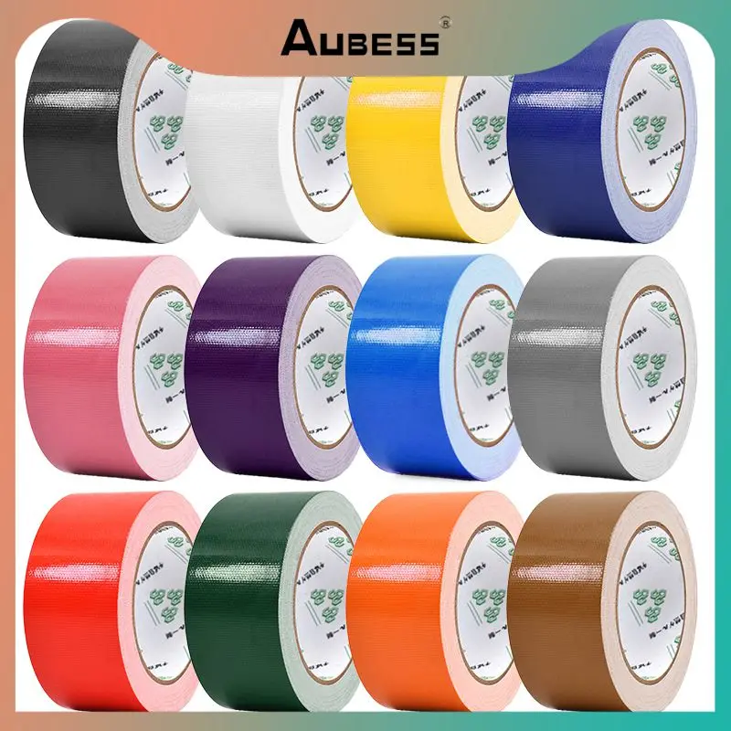 

10m Length Carpet Floor Cloth Duct Tape Diy Fabric Tape Decoration Cloth Base Tape Kitchen Stickers Gadget 1pcs Multicolor