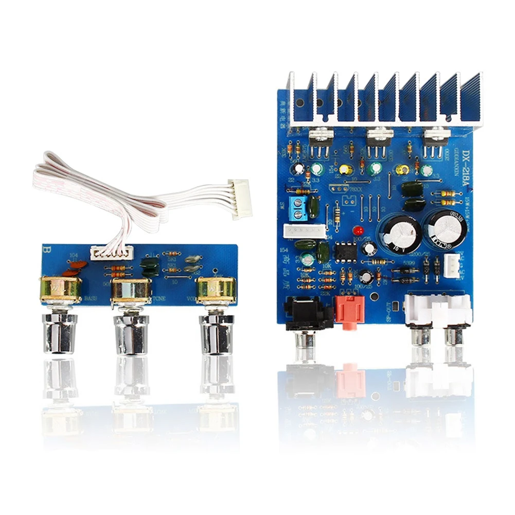 TDA2030 15 Вт + 30 2 1 канальный усилитель аудиоплата сабвуфера басовый выход для