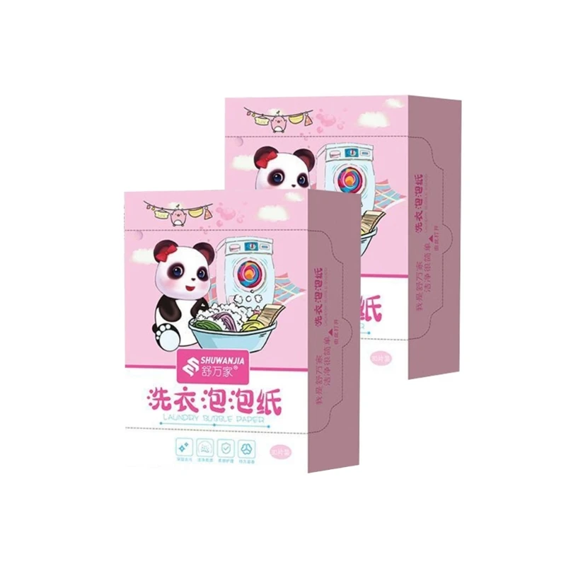 

60Pcs Concentrated Washing Soap Laundry Detergent Gentle Washing Powder Washing