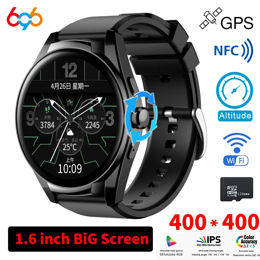 

M19 M18 Smart Watch BT Call GPS NFC WIFI Smartwatch Men Women Sport 128 Local Music Play Sleep Heartrate Message Reminder HUAWEI