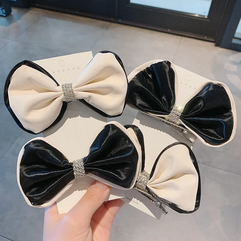 

Новинка 2021, простые милые резинки для волос в Корейском стиле для девочек, резинки для волос большого размера с бантом для женщин, модные акс...