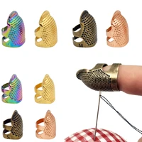 retro finger protector antique thimble ring handworking needle thimble needles craft diy household sewing tools accessories