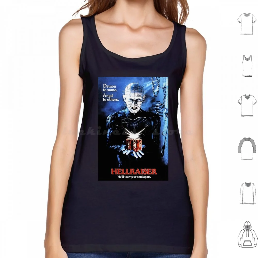 

Безрукавка для Хэллоуина Hellraiser, жилет без рукавов, страшный Хэллоуин, страшный Хэллоуин Джейсон вурхи, демон