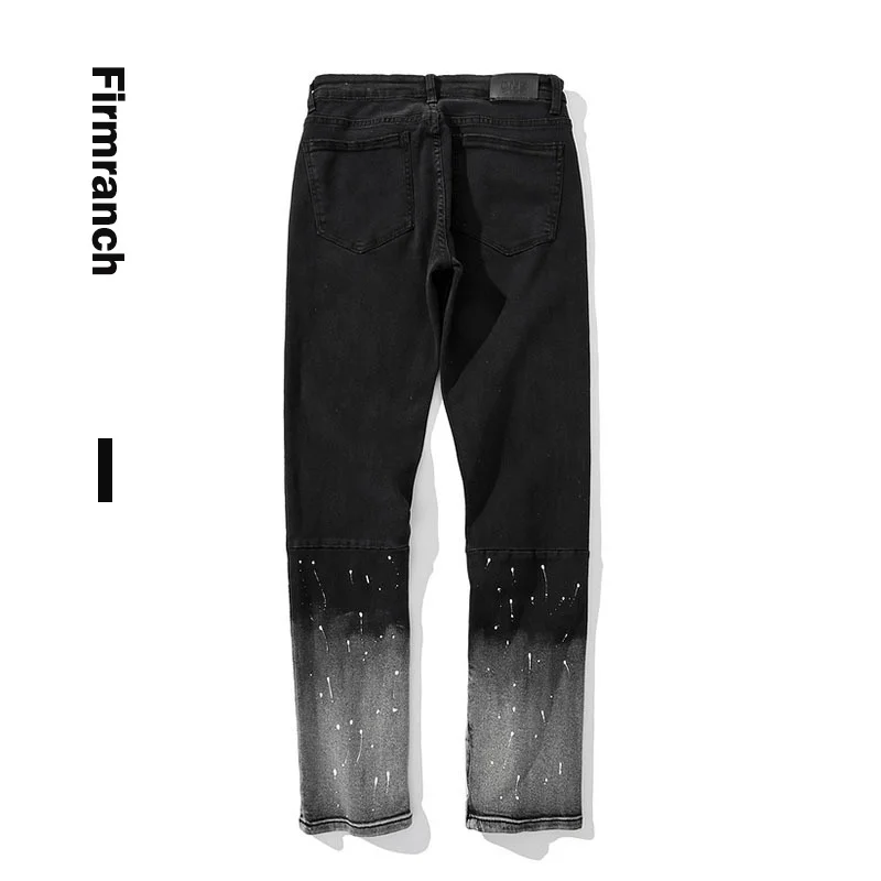 

Черные новые мужские/женские джинсы Vibe для мужчин 2023, мужские брюки-карандаш на молнии в стиле High Street