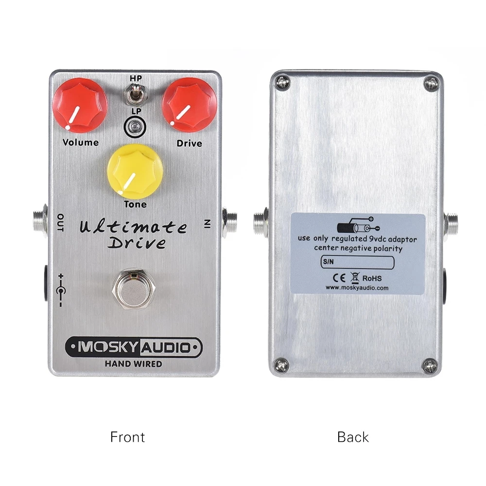 

Гитарная педаль с эффектами Mosky, полный металлический корпус