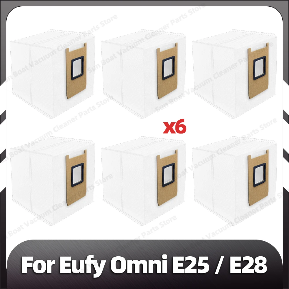 

Совместим с Eufy Omni E25/E28, боковая щетка, роликовая швабра, мешок для пыли, запасные части, аксессуары