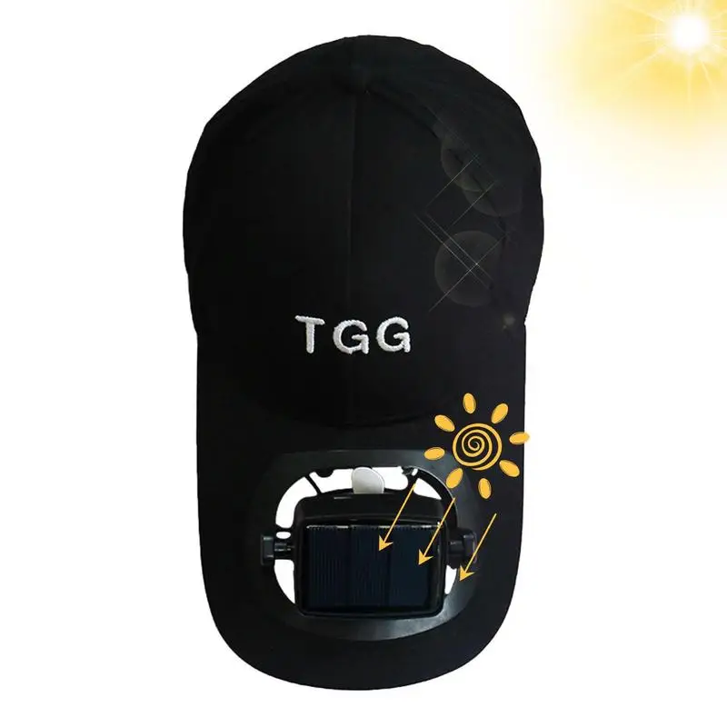 

Solar Fan Hat Sun Hat Baseball Caps Cooling Hats Summer Baseball Caps With Solar Fan Wide Brim Sunvisor Hat With Adjustable