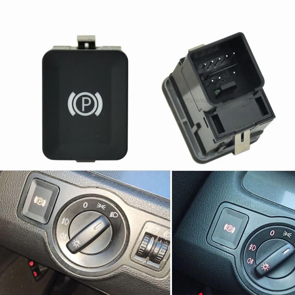 

For VW Passat B6 Handbrake Switch EPB 3C0927225C Electronic Parking Brake Button Switch Fit For VW Passat R36 B6 C6 CC