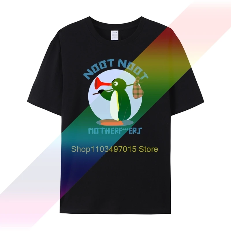 PINGU - NOOT Материнские мамы футболка Pingu мем pingu крутые цитаты поп-культура аниме