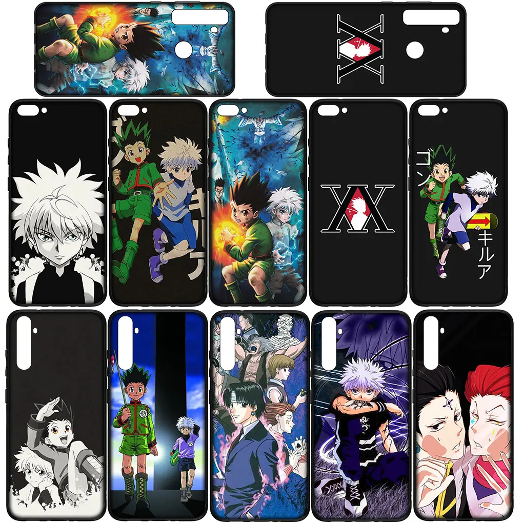Hunter X GON FREECSS Killua HXH чехол для телефона OPPO A94 A95 A92 A72 A52 A96 A93 A12 A15 A16 A17 A55 A56 A53 A77 A57 A32 -