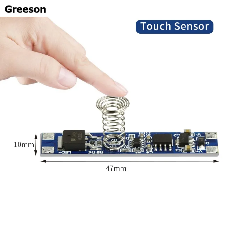 Светодиодный сенсорный переключатель освесветильник 12 В 24 в 8 А 96 Вт - купить по