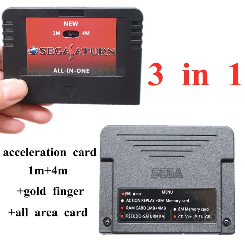 New Original ALL IN One SEGA SATURN SD Card Pseudo KAI Games Video Used with Direct Reading 4M Accelerator Function 8MB Memory |